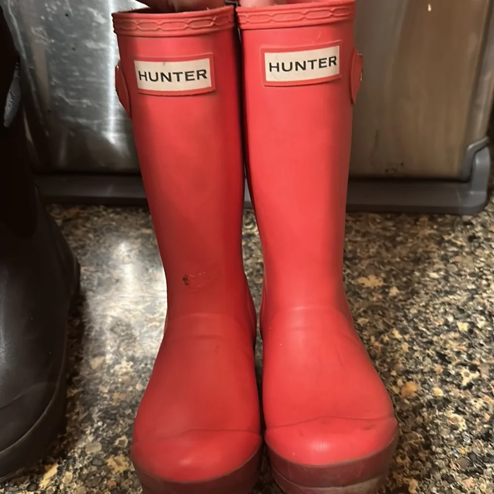 Hunter girls rain boots